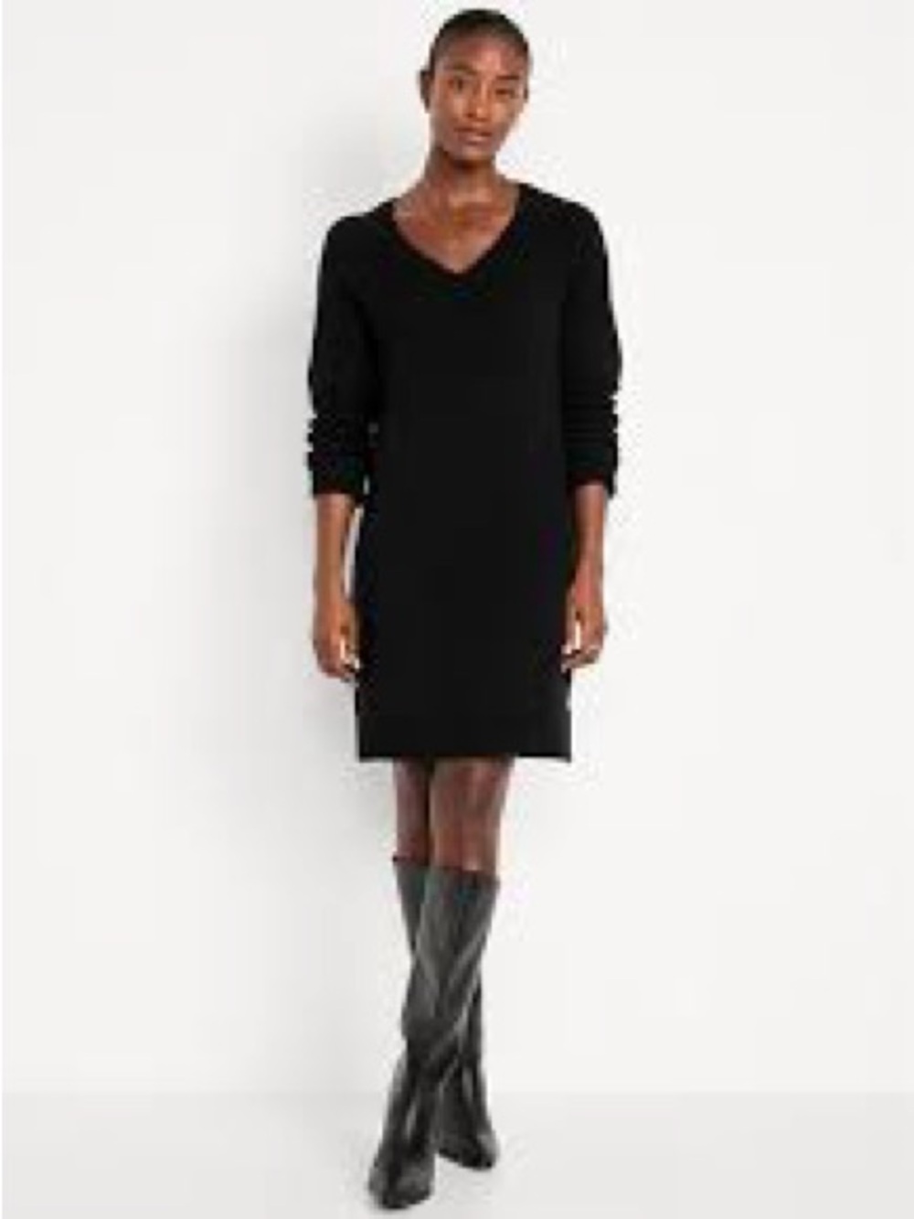 Old Navy black sweater dress